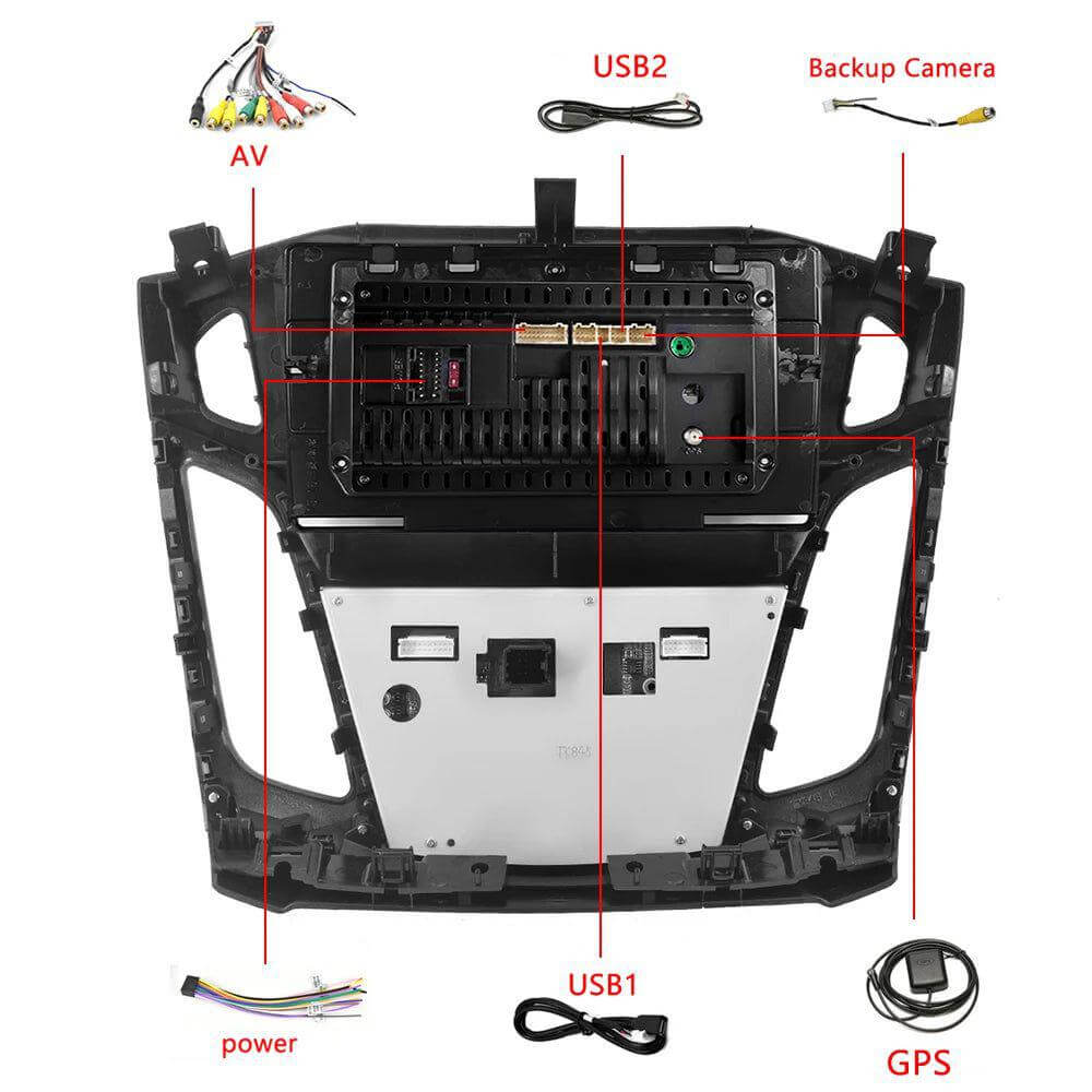 Autoradio Ford focus 2012-2018/6G-128 Android 13