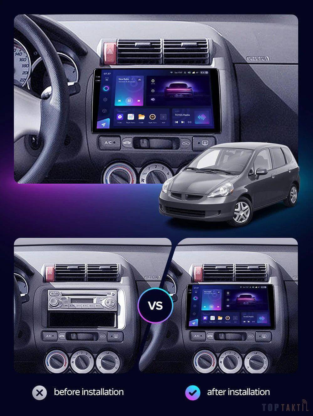 AUTORADIO HONDA JAZZ 2002 FIT 6g-128 ANDROID 13