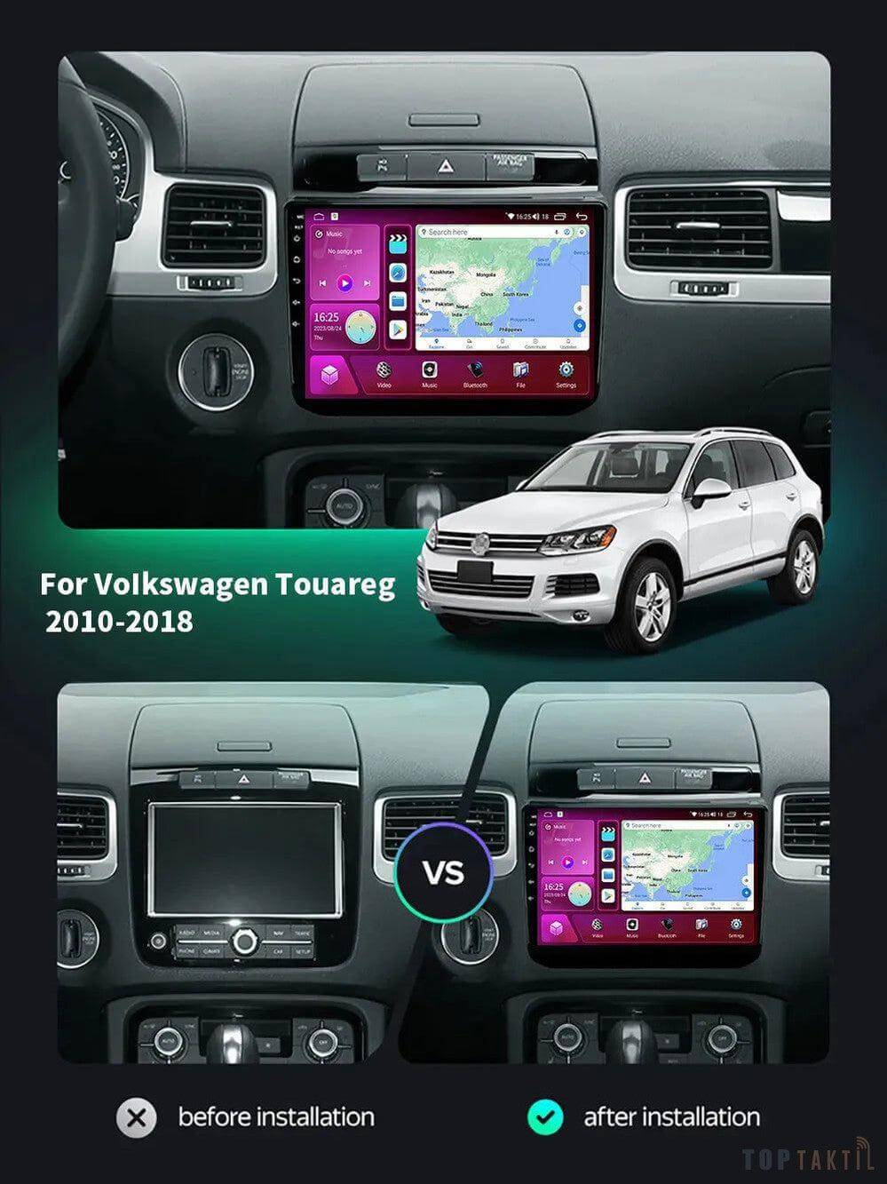 AUTORADIO Volkswagen Touareg 2010-2018 6G-128 ANDROID 13