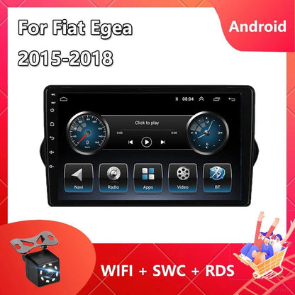 Autoradio Android 12//2G-32G FIAT EGEA TIPO 2015 - 2018