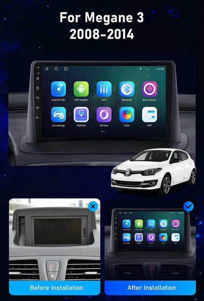 Poste Autoradio Android 13//4G-64G-RENAULT MEGANE-3 2008-2015