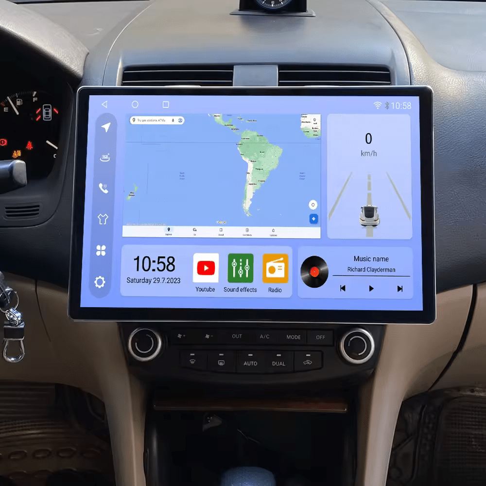 Autoradio JMANCE Android 13 - Écran QLED 13 Pouces, 6G+128G, CarPlay & Android Auto