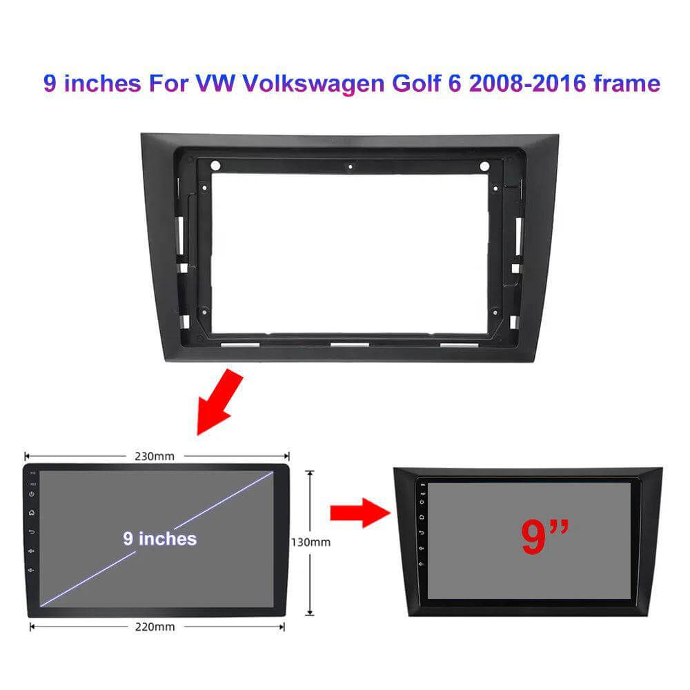 AUTORADIO VOLKSWAGEN Golf 6 6G-128 DOUBLE ENREGISTREMENT