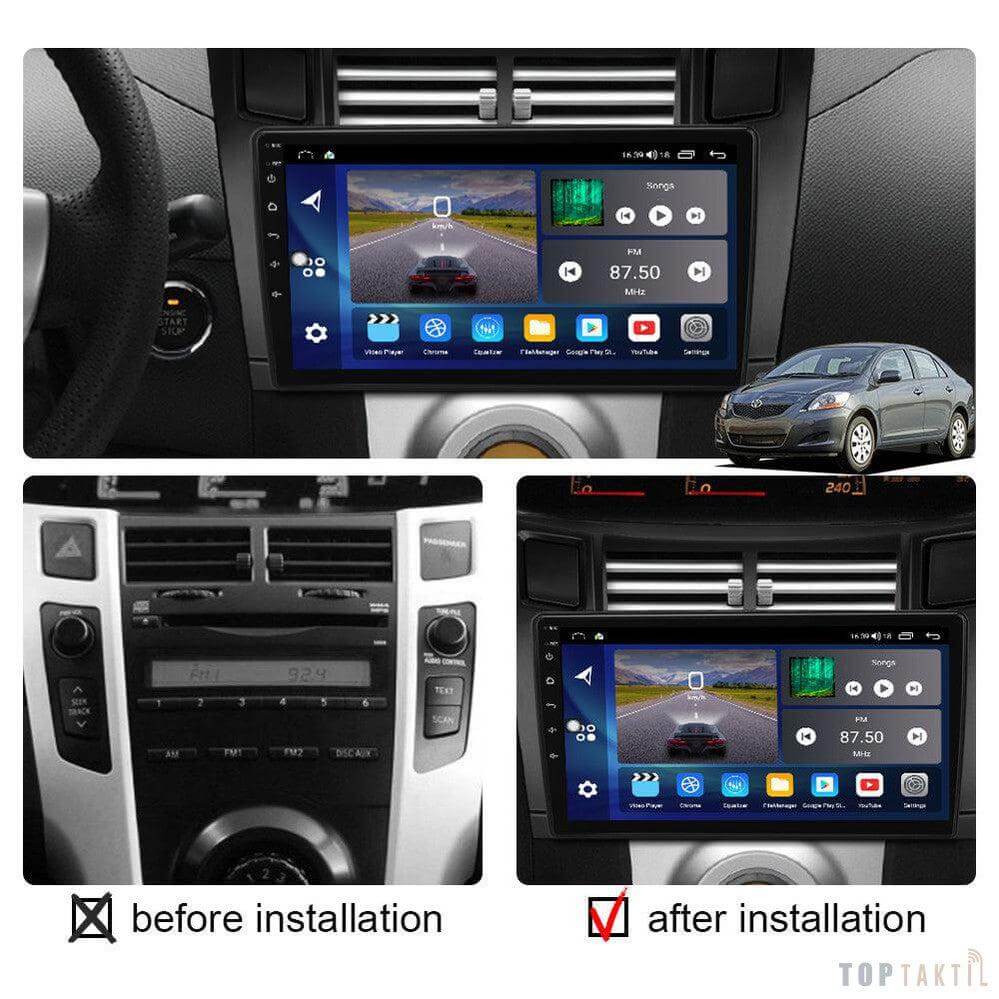 Poste Android 12 Toyota Yaris 2005-2012 //2G-32//