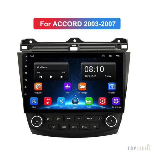 Poste Android Honda ACCORD 7 2003-2007 4G Double Record caméra 4G/64 Carplay