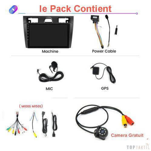 Poste Android10//2G-32// Ford Fiesta MK5 2002-2008