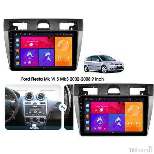 Poste Android10//2G-32// Ford Fiesta MK5 2002-2008