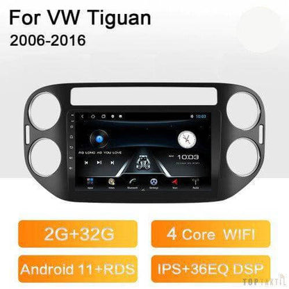 Poste Android10//2G-32// Tiguan 2006-2016/Carplay-Android Auto