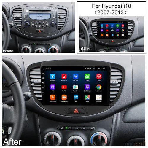 Poste Android12//2G-32//Hyundai i10 2007-2013/Carplay-Android Auto