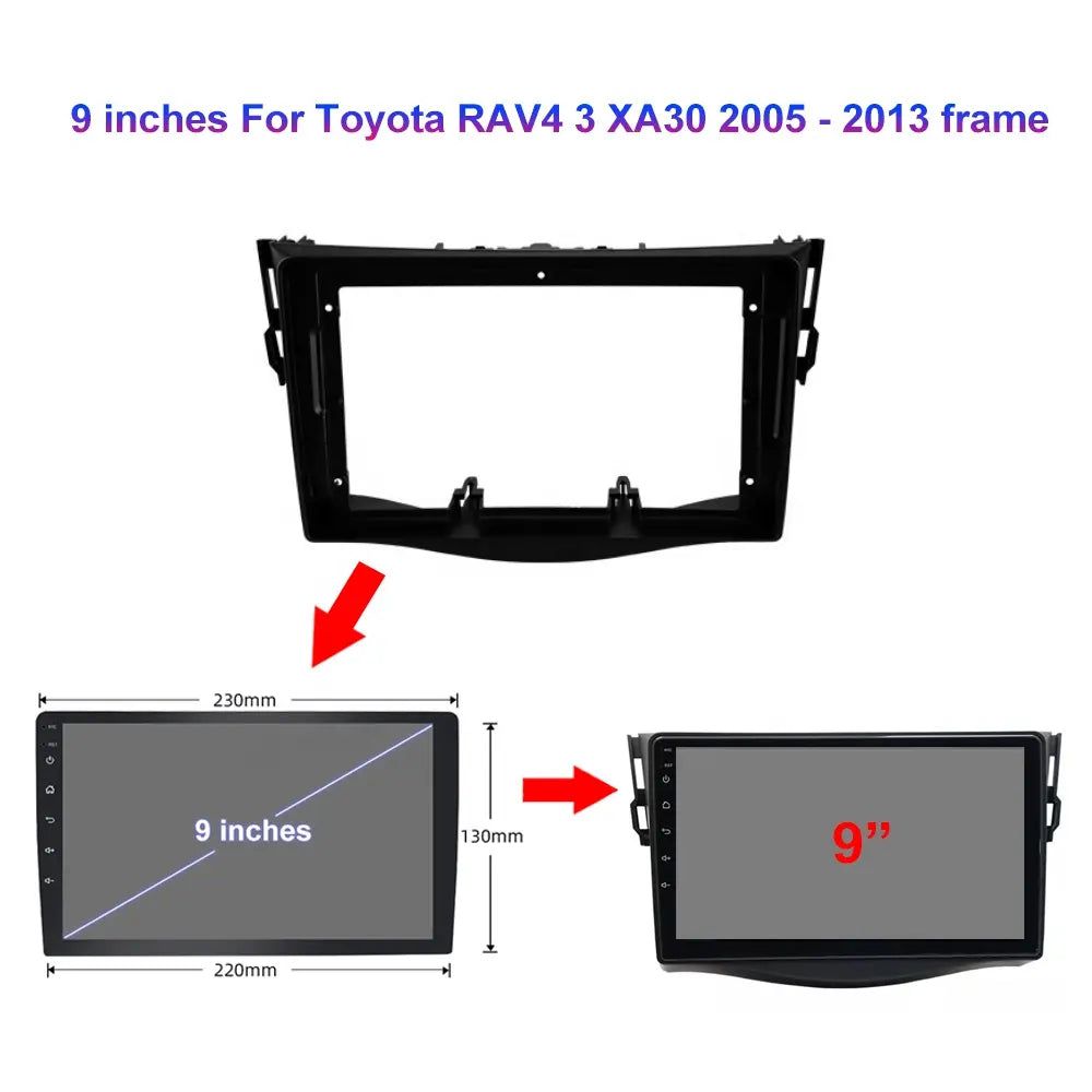 Poste Android12//2G-32//TOYOTA RAV4 2008-2012