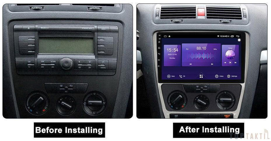 Poste Autoradio Android 12//2G-32G-Skoda Octavia 2 A5 2008-2013